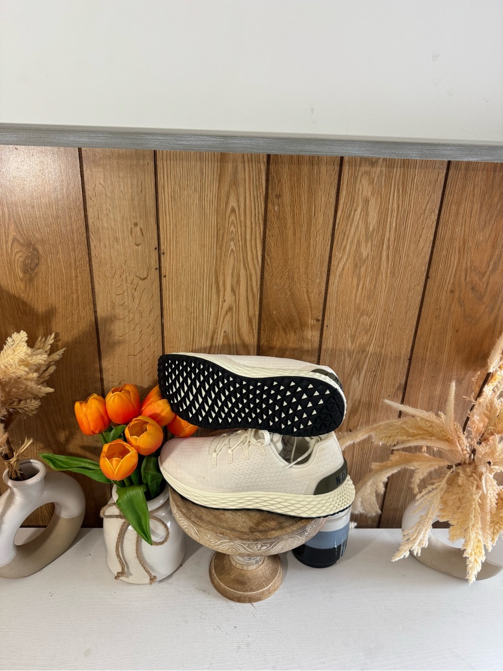 NOBULL Cream Knit Lightweight Training Sneakers